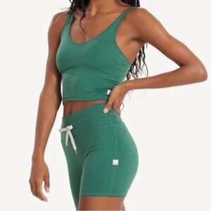 VUORI Halo Vintage Shorts Dreamknit High Rise Cactus Green